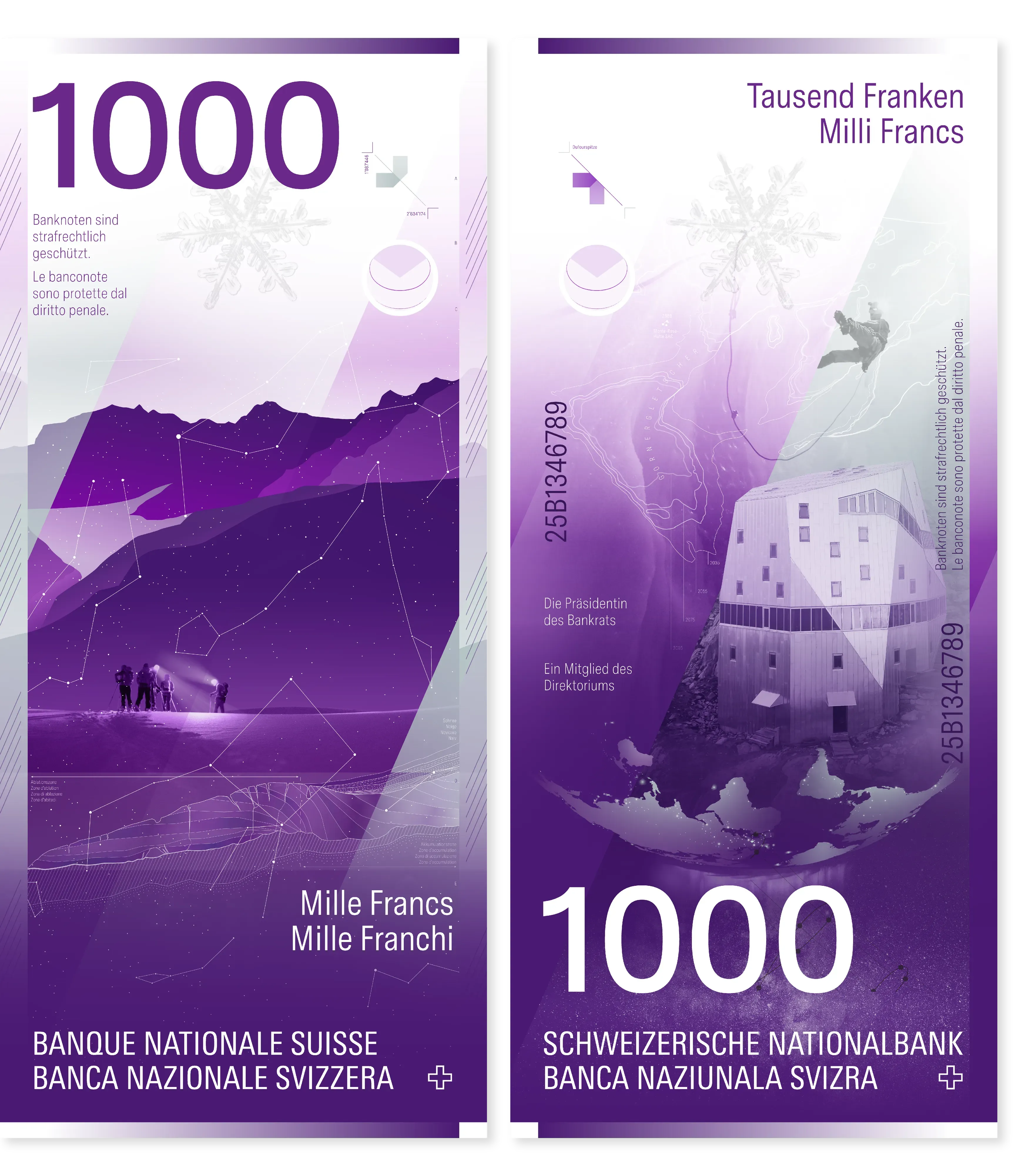 1000 Franken Note 