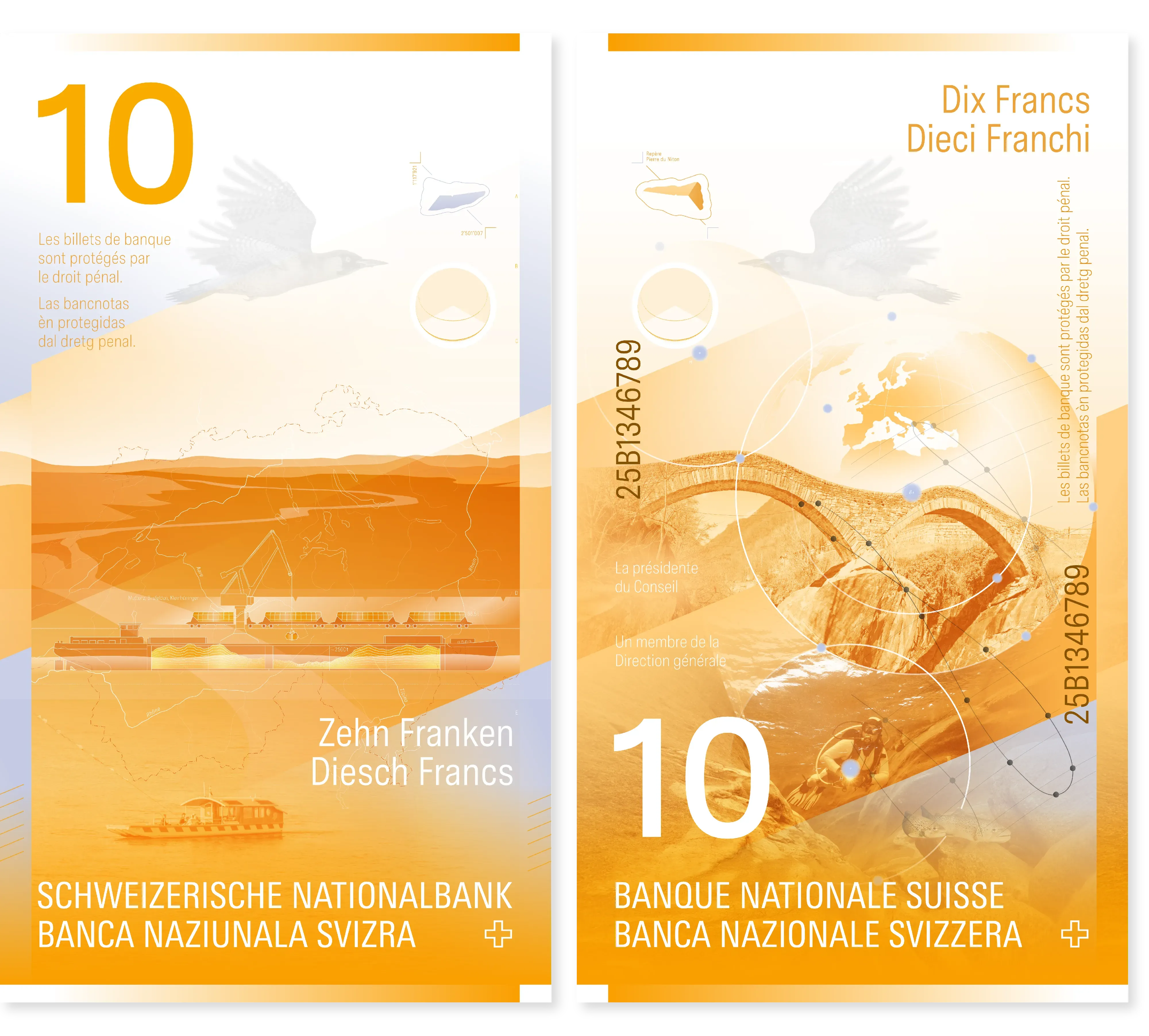 10 Franken Note 